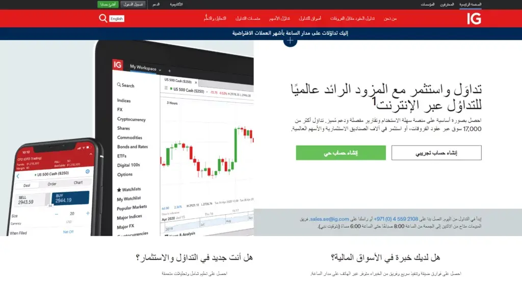 تقييم شركة اي جي IG