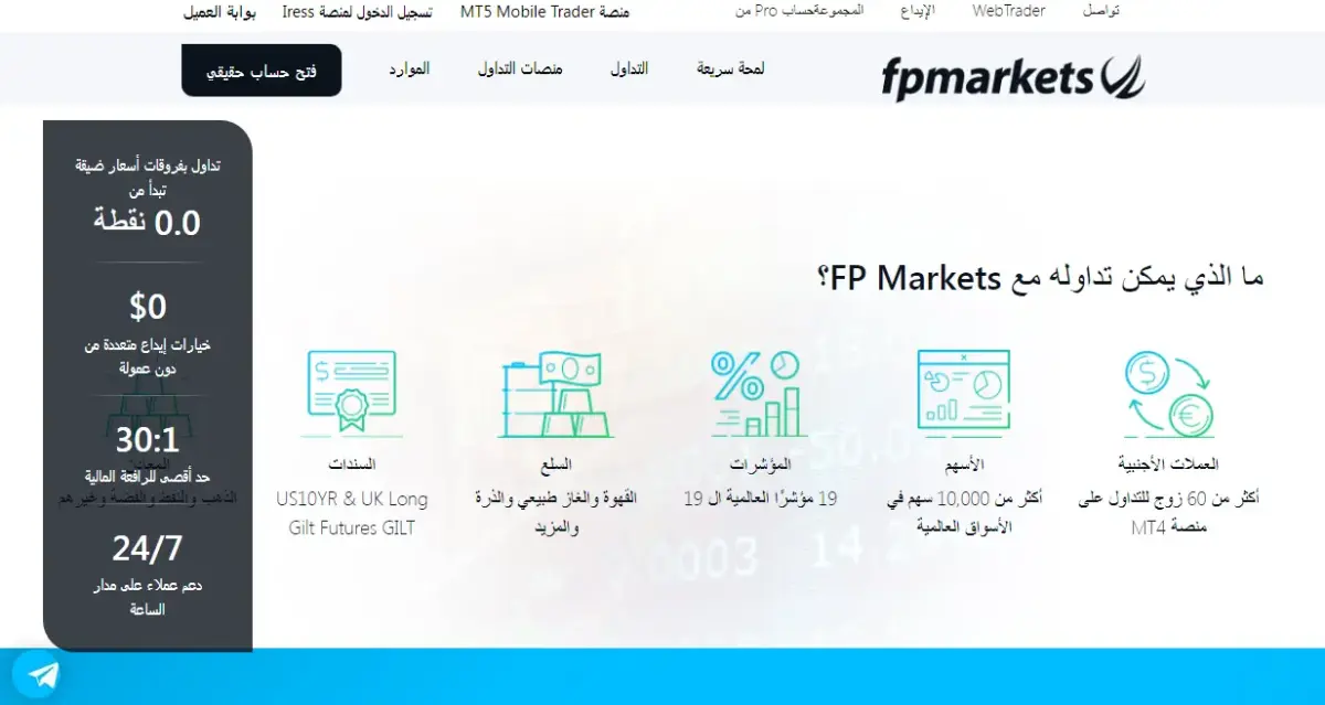تقييم شركة FP Markets