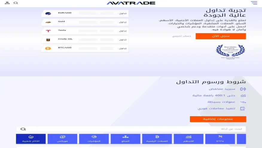 شركة افاتريد AvaTrade